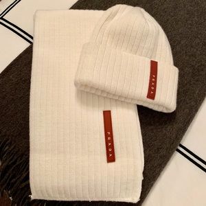 Prada Scarf and Beanie/Hat